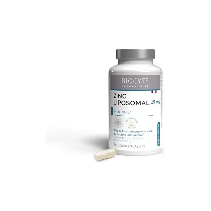 Biocyte Liposomal Zinc Food Supplement for Natural Defenses and Beauty