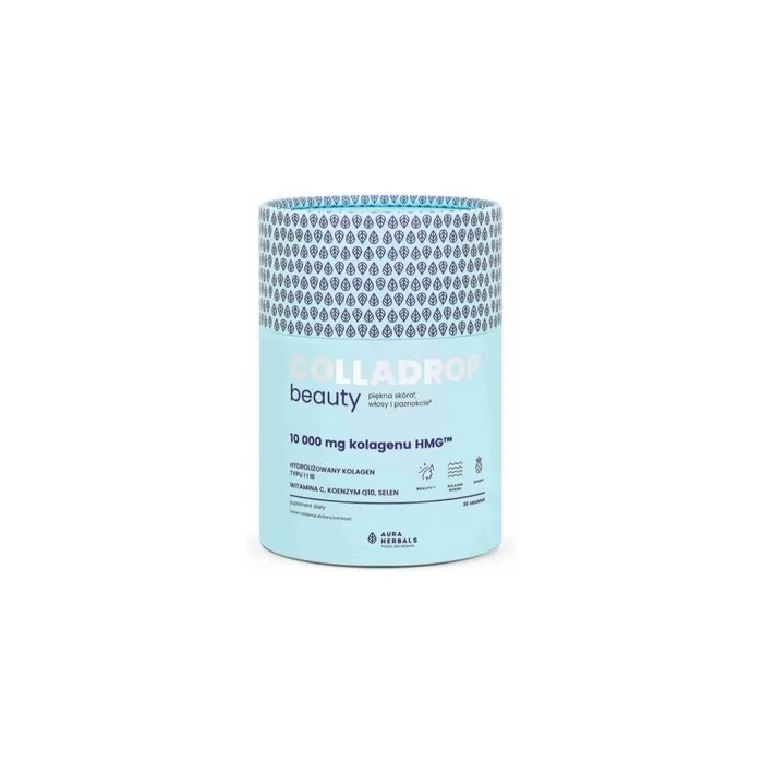 Colladrop Beauty Collagen Hmgtm 10000 Mg For Beautiful Skin, Hair, And Nails - 30 Sachets