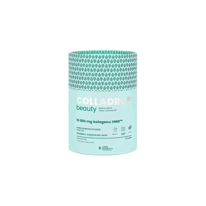 Colladrop Beauty Collagen Hmgtm 10000 Mg Mojito - Beautiful Skin, Hair, And Nails - 30 Sachets