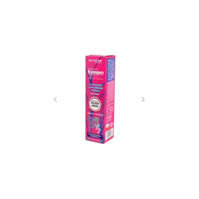 Collagen Beauty 20 Effervescent Tablets - Hyaluronic Acid for Skin Elasticity and Flexibility