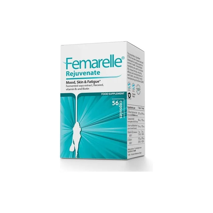 Femarelle Rejuvenate Food Supplements for Mood Skin and Hair Support 55g