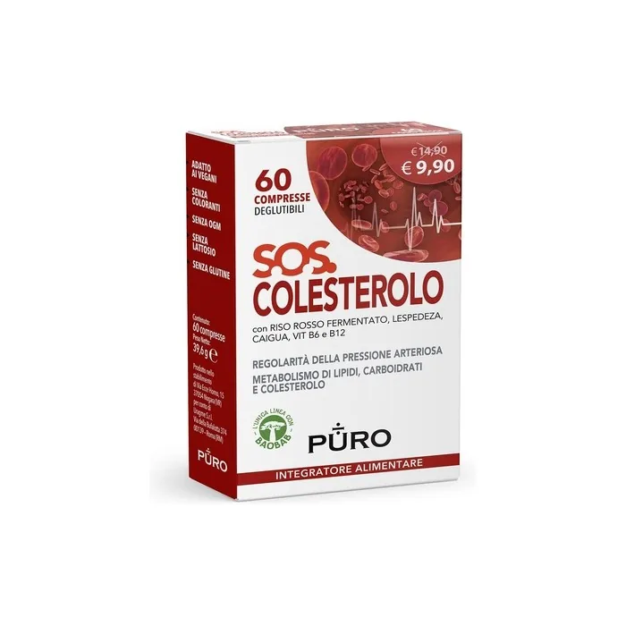 Pure Cholesterol SOS Food Supplement with Baobab and Red Rice