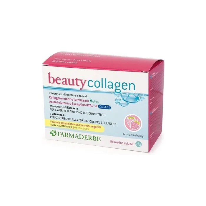 Farmaderbe Collagen Beauty Dietary Supplement for Skin 18 Sachets