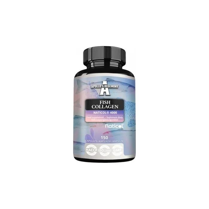 Apollo's Hegemony Fish Collagen 150 Capsules for Skin, Joints, and Beauty