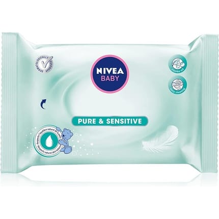 Nivea Baby Pure & Sensitive Baby Wipes 63pcs.