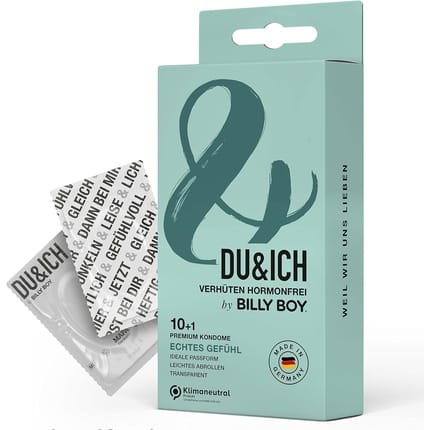 Billy Boy DU&ICH Condoms Premium Condoms made from Natural Rubber Latex Real Feeling