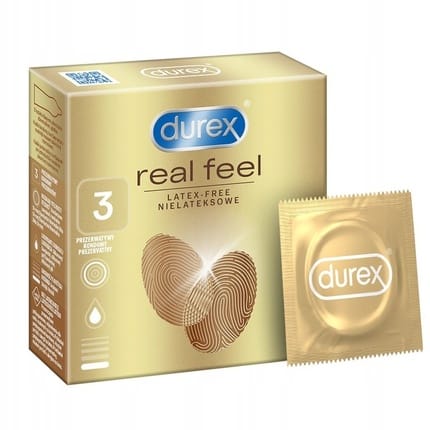 Durex Real Feel Latex-Free Condoms 3 Pack