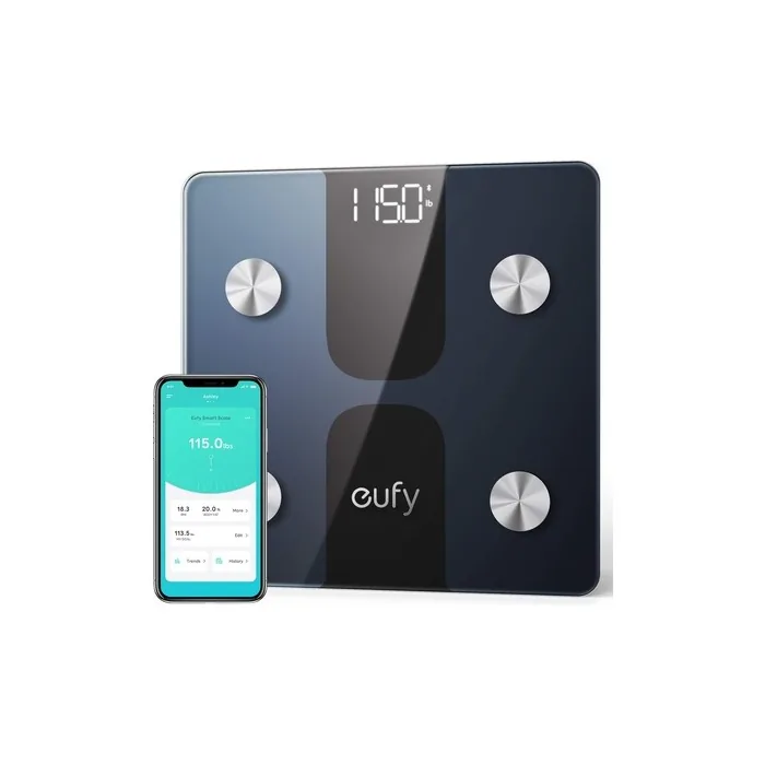 Eufy Smart Scale C1 Personal Body Fat Scale with Bluetooth and Large LED