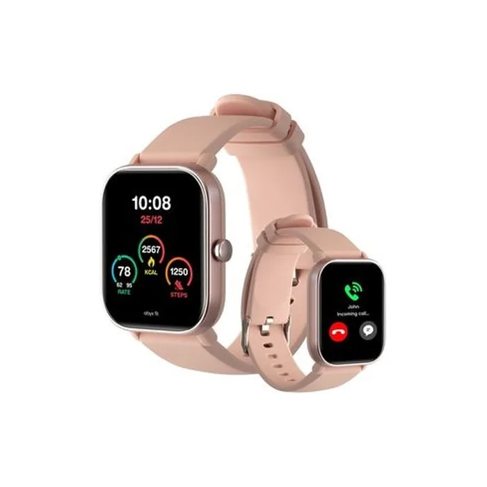 ABYX Fit Ozone 3 Smartwatch 1.6 Inch Display Bluetooth - Pink