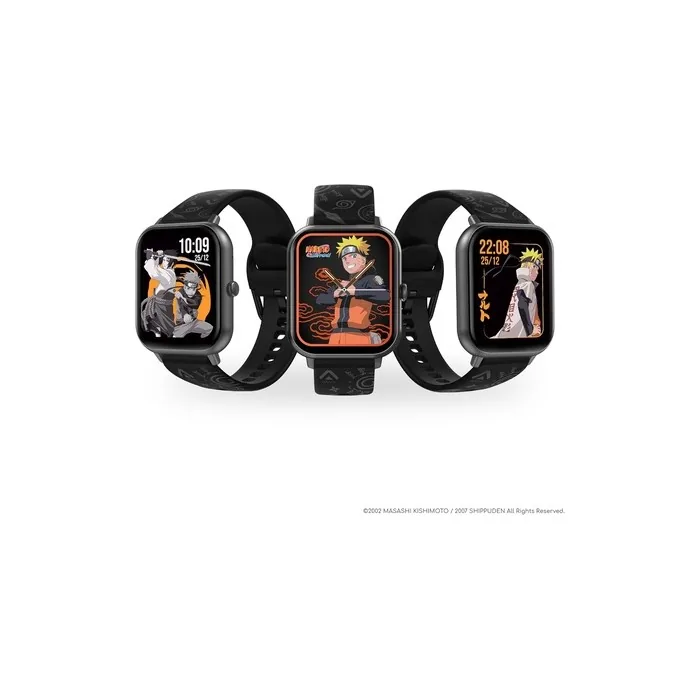 Abyx Fit Touch 3 Naruto Edition Smartwatch Bluetooth Call 123 Modes 183 Inch Tft Touch Screen Ip67 Waterproof Health Functions Push Notifications Androidios
