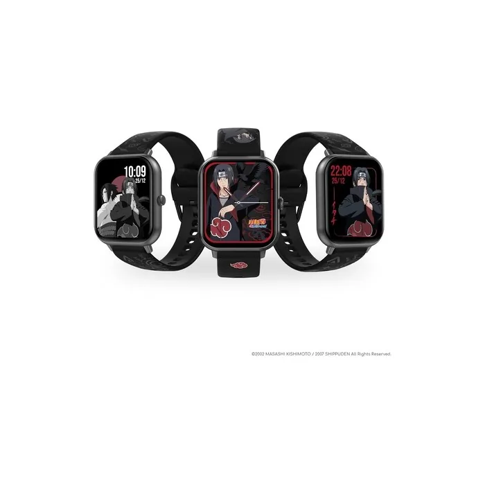 Abyx Fit Touch 3 Naruto Edition Smart Watch With 1123 Modes Bluetooth Mesh Screen Ip67 Heart And Oxy Tracking Messages Androidios Itachi Design