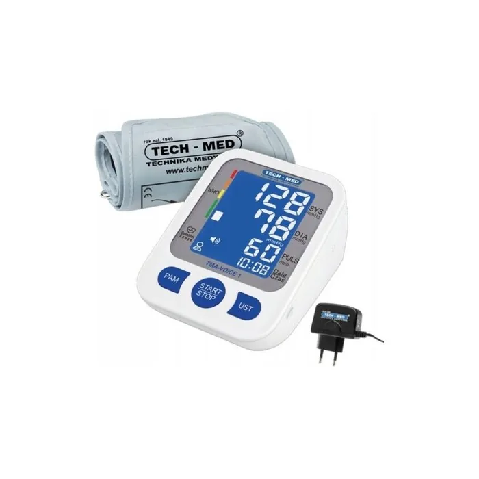 Upper Arm Blood Pressure Monitor with Voice Function