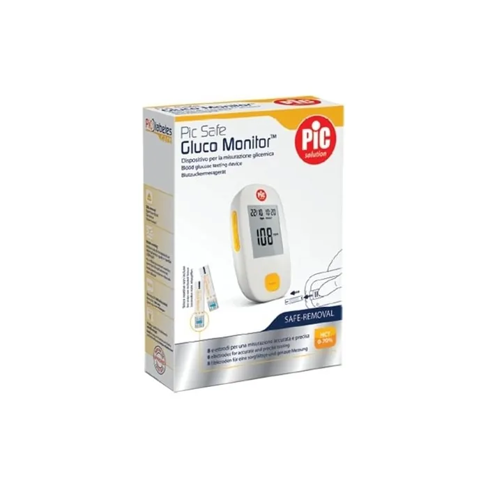 Pikdare Glucometer with Monitor Pic Gluco Safe