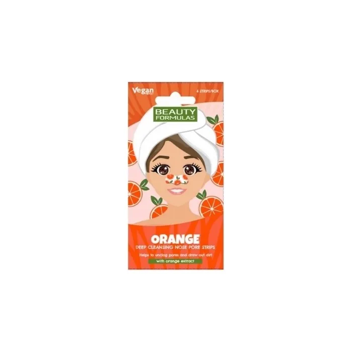 Beauty Formulas Deep Cleansing Nose Patches Orange 6 Pieces