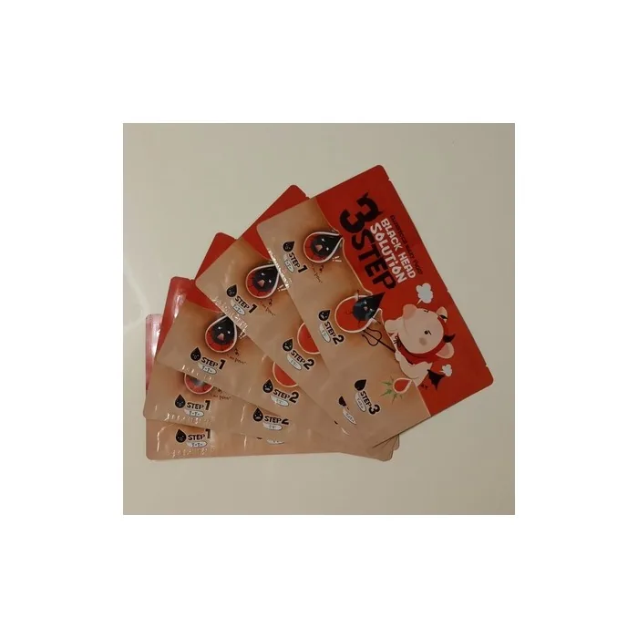 Elizavecca MilkyPiggy Blackhead Solution 3 Step Nose Mask Sheet Pack Korea