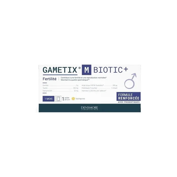 Densmore Gametix M Biotic Formula with Probiotics for Male Fertility