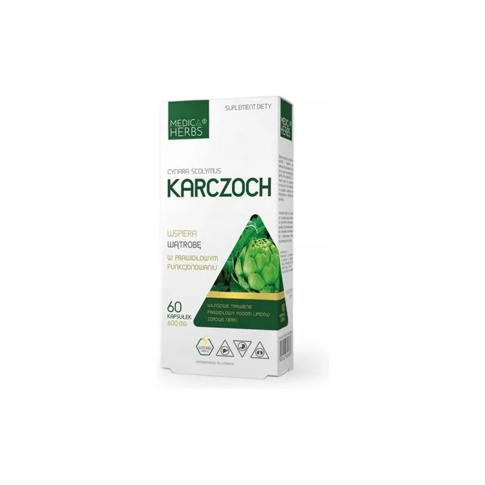 Medica Herbs Artichoke Supplement for Liver and Kidney Health