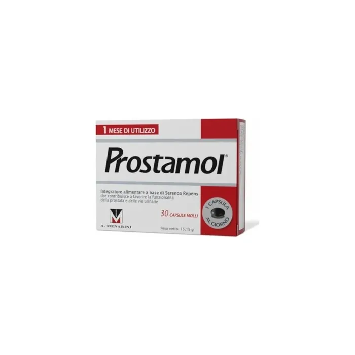 A Menarini Prostamol Dietary Supplement For Prostate Function 30 Capsules