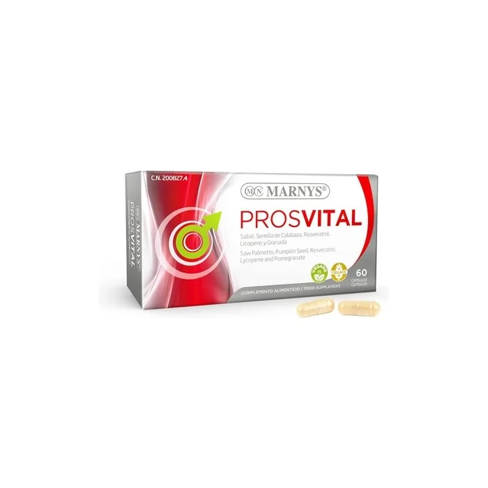 Prosvital Prostate Wellbeing - Supports Male Wellbeing in Prostate and Urinary Tract 60 Herbal Capsules