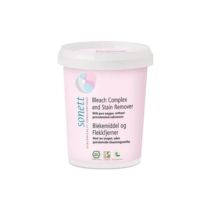Sonett Organic Bleach Complex And Stain Remover For White Laundry 16oz 450g