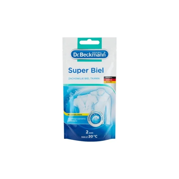Dr. Beckmann Super White Maintains Whiteness of Textiles 80g