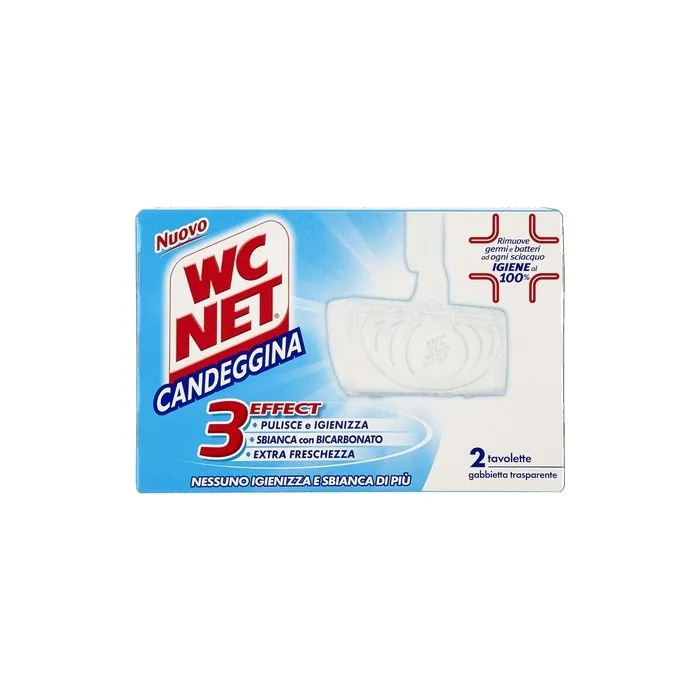 WC NET Bleach with Pearls of Bicarbonate 40g - Pack of 2
