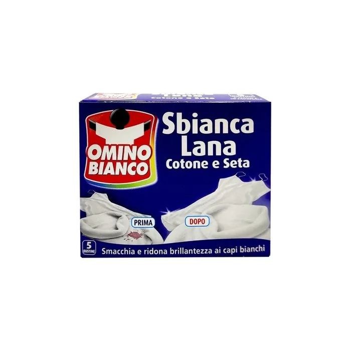 Omino Bianco - White Wool, Cotton & Silk Powder - 100g - [Pack Of 24