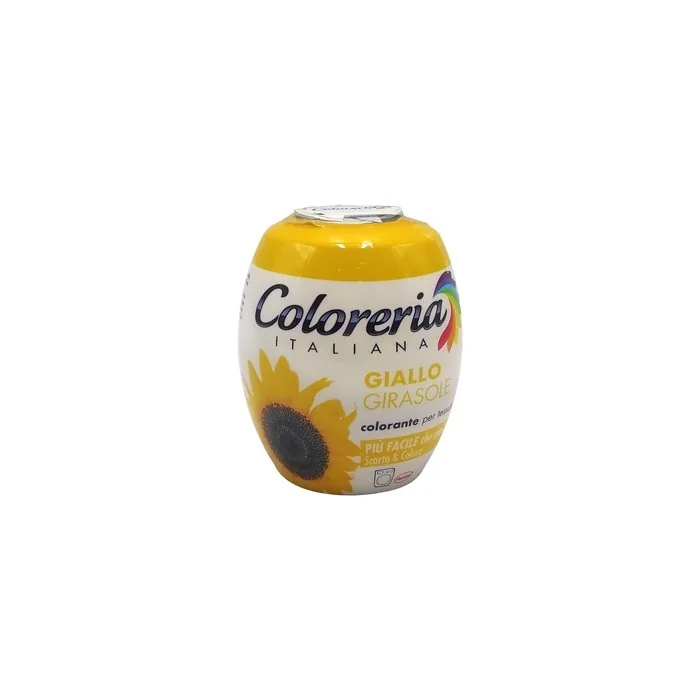 Coloreria Italiana Grey Dye for Fabrics and Clothes in Washing Machine - Yellow