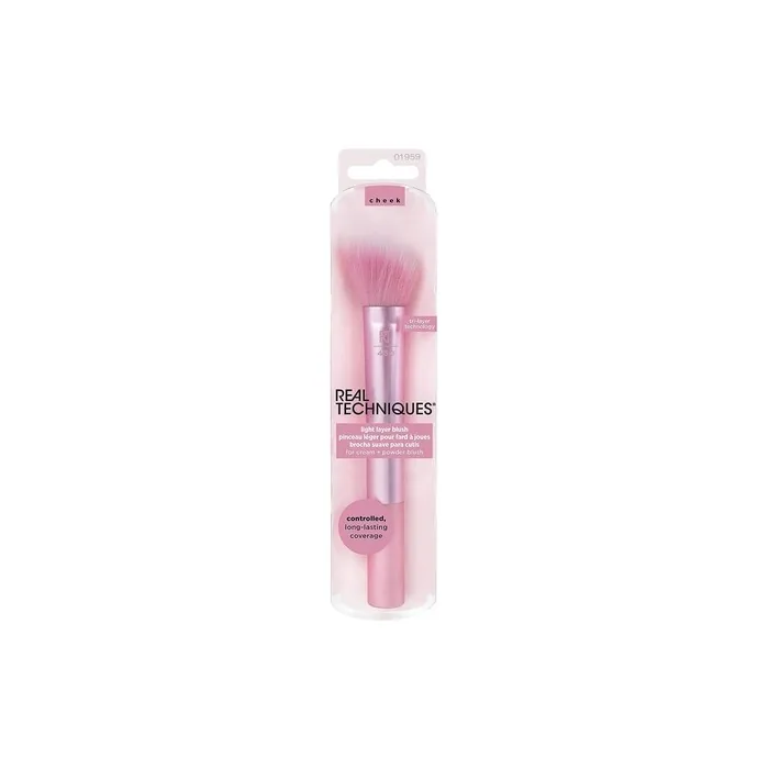 Real Techniques Light Layer Blush Makeup Brush for Cream and Powder Blush 430