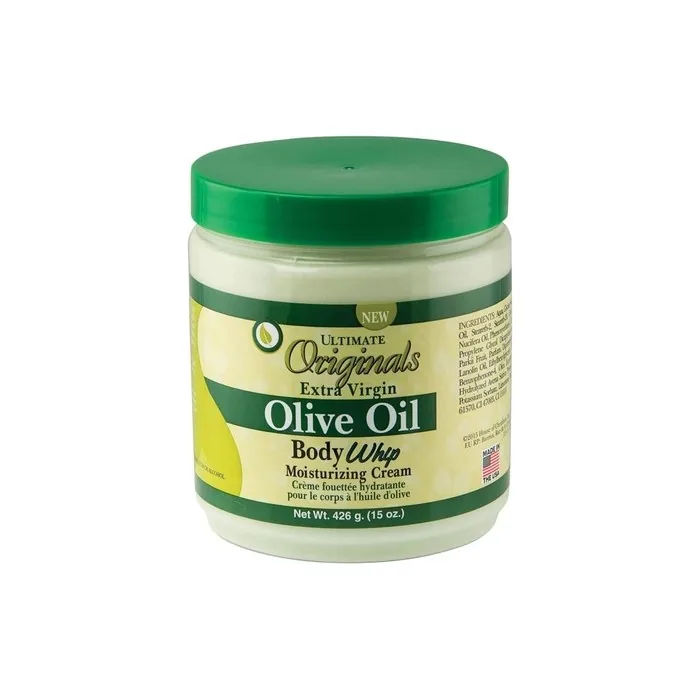 Ultimate Organic Olive Oil Body Whip Moist Cream Jar 426g