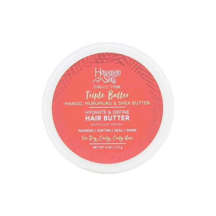 Hawaiian Silky Mango and Murumuru Butter Hair Butter 4 fl oz - Triple Butter Collection