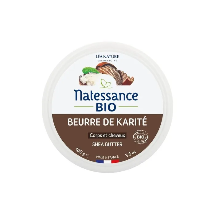 Natessance Organic Face Hair And Body Shea Butter For Women Protect And Repair