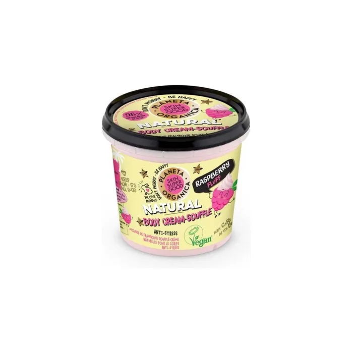 Natura Siberica Skin Super Good Natural Body Cream Raspberry Fluff 360ml