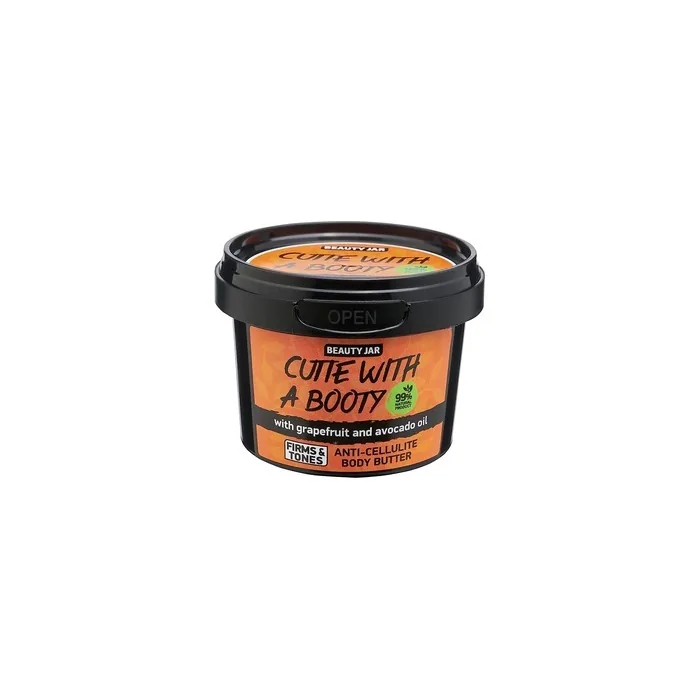 Beauty Jar Cutie with a Booty Anti-Cellulite Body Butter with Grapefruit and Avocado Oil 3.17oz 90g