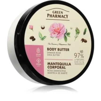 Green Pharmacy Damask Rose Shea Butter Body Butter 200 Ml