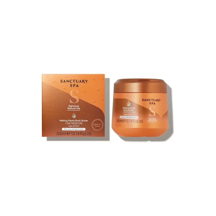 Sanctuary Spa Melting Pearl Body Butter with Shea Butter and Argan Oil 300g