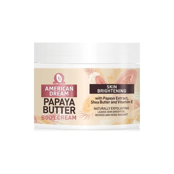 American Dream Papaya Butter Body Cream with Papaya Extract, Shea Butter and Vitamin E 500ml