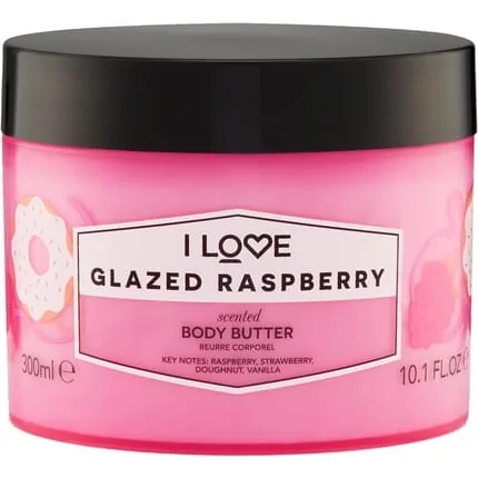 I Love Glazed Raspberry Scented Body Butter with Shea Butter and Coconut