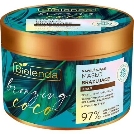 Bielenda Bronzing Coco Moisturizing Bronze Body Butter 97% Natural Ingredients