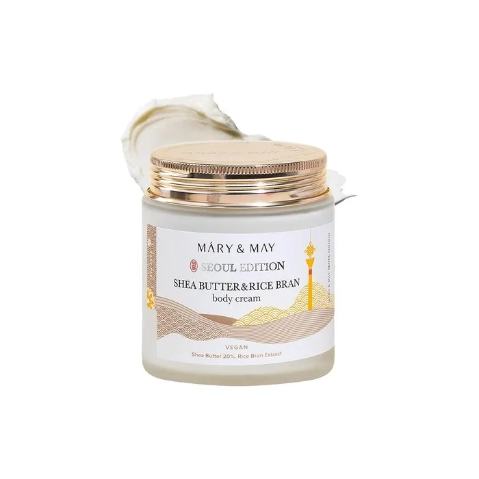 Mary&May Seoul Edition Shea Butter & Rice Bran Body Cream Korean Vegan