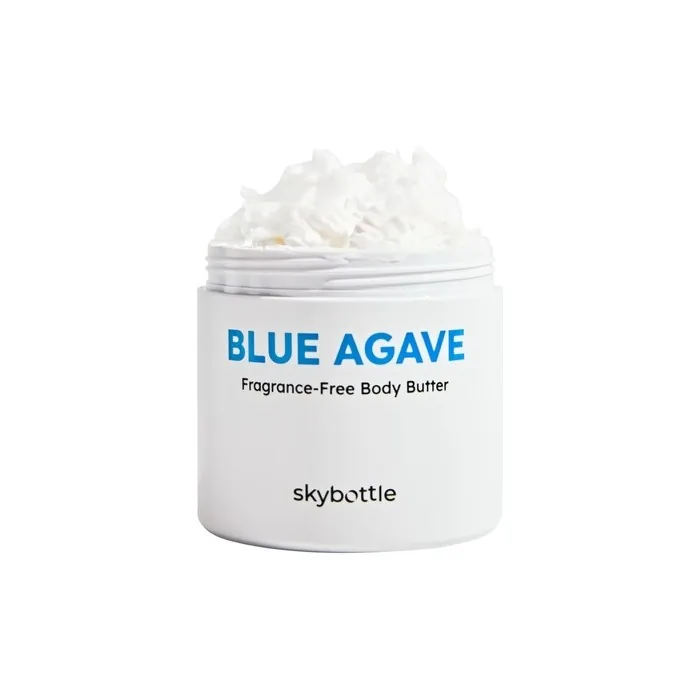 Skybottle Fragrance Free Blue Agave Body Butter Moisture Repair Body Cream