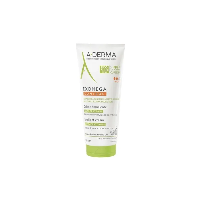 A-Derma Exomega Control Emollient Cream 200ml - Skin Care