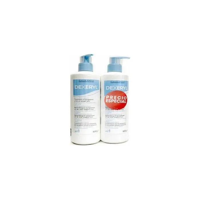 Ducray Dexeryl Emollient Cream For Dry Skin 2x500g