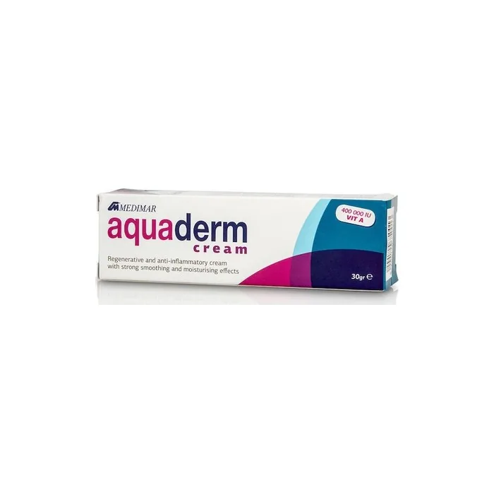 Medimar Aquaderm Cream 30 Grams For Burn Treatment And Skin Hydration