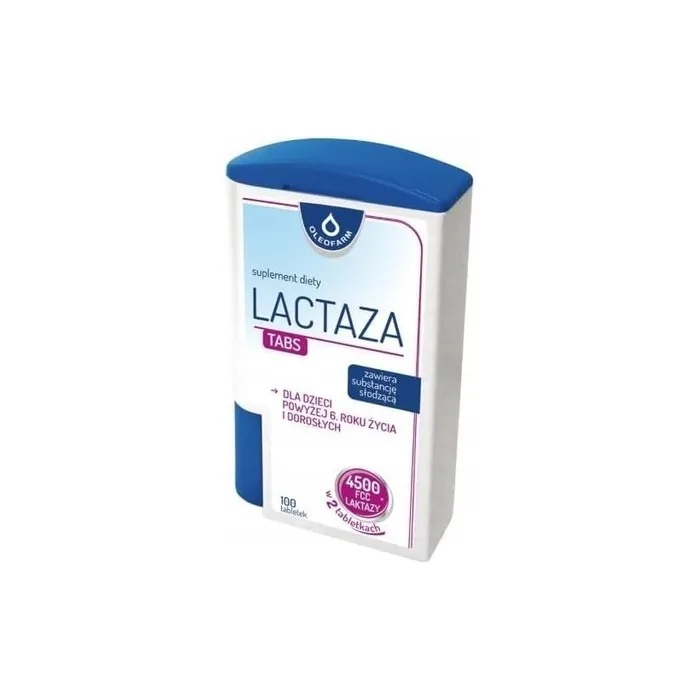 Oleofarm Lactase Lactose Intolerance Dietary Supplement for Adults and Children 6+