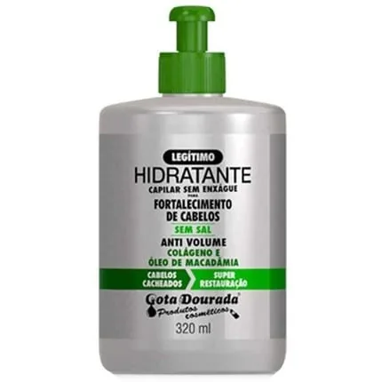Gota Dourada Cream Pendier Cream, 320 Ml, Unique, Standard
