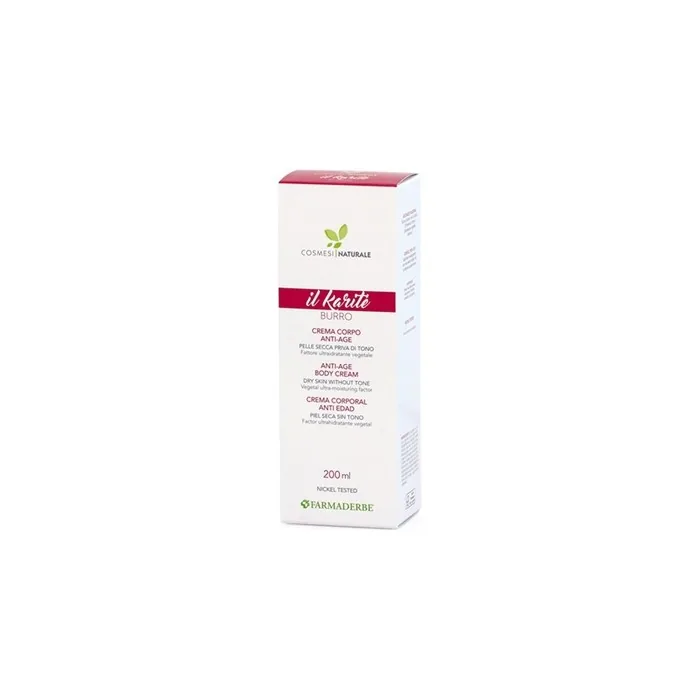 Farmaderbe Il Karitè Anti-Aging Body Cream for Dry Skin 200ml
