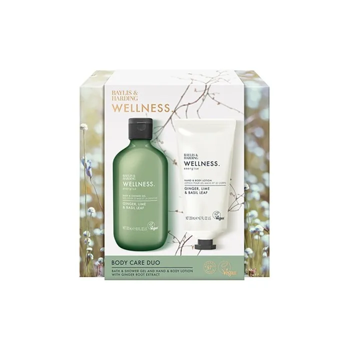 Baylis & Harding Ginger Body Care Duo with Ginger, Lime & Basil