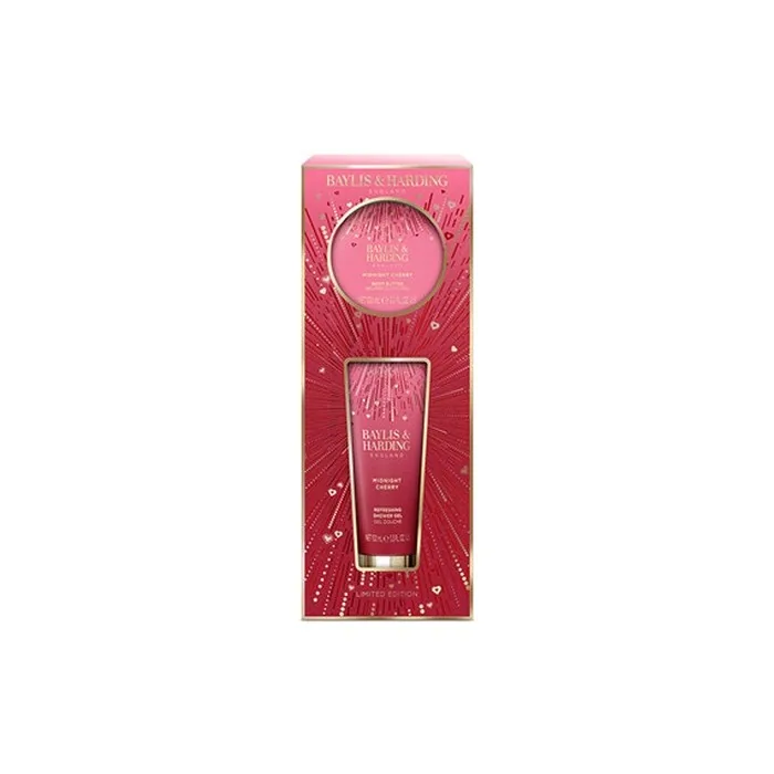Baylis & Harding Midnight Cherry Body Care Set