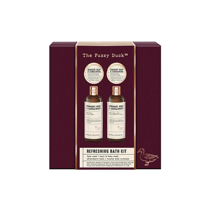 Baylis & Harding Men Bergamot Body Care Set with Bergamot, Hemp, and Sandalwood